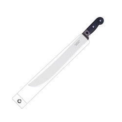 Нож мачете с пластиковой рукоятью Tramontina в блистере, 360 мм (26600/114)