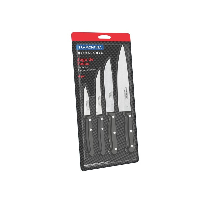 Набор ножей Tramontina Ultracorte, 4 предмета (23899/061)