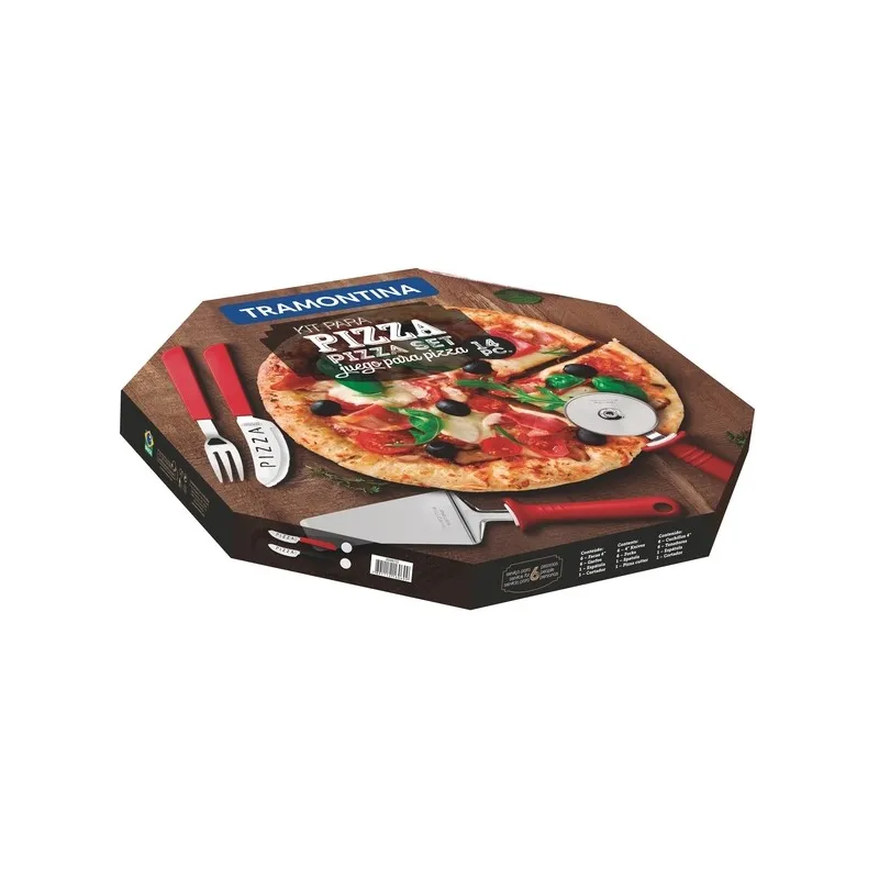 Столовые приборы и аксессуары для пиццы Tramontina Pizza Set на 6 персон (25099/022)