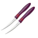 Набор из 2-х ножей для томатов COR&COR Tramontina 127 мм фиолетовая ручка (23462/295)