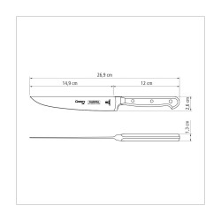 Нож универсальный Tramontina Century в блистере, 152 мм (24007/106)