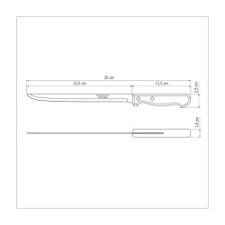 Нож для тонкой нарезки Tramontina Dynamic 229 мм (22326/009)
