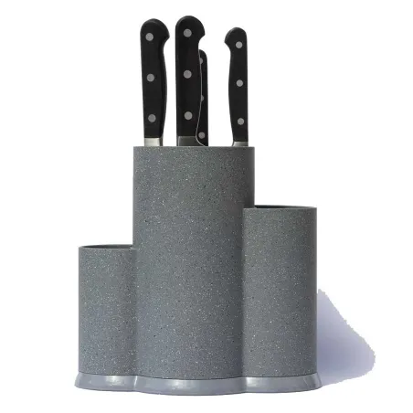 Подставка для ножей и кухонных принадлежностей серый 21 см KM 7608G