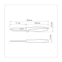 Нож для овощей Tramontina Plenus серый, 76 мм (23420/063)