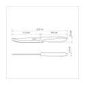 Нож для нарезки Tramontina Plenus серый в блистере 152 мм (23441/166)