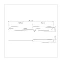 Хлебный нож Tramontina Plenus, серый 178 мм (23422/067)