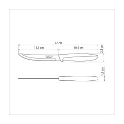 Нож универсальный Tramontina Plenus, 127 мм (23431/165)