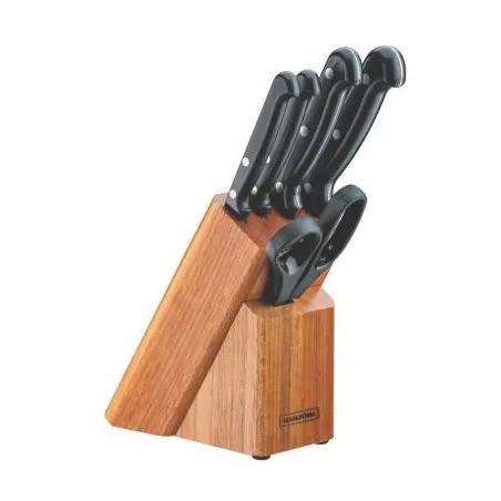 Набір ножів Tramontina Ultracorte 6 предметів (4 ножі + ножиці, підставка)(23899/060)