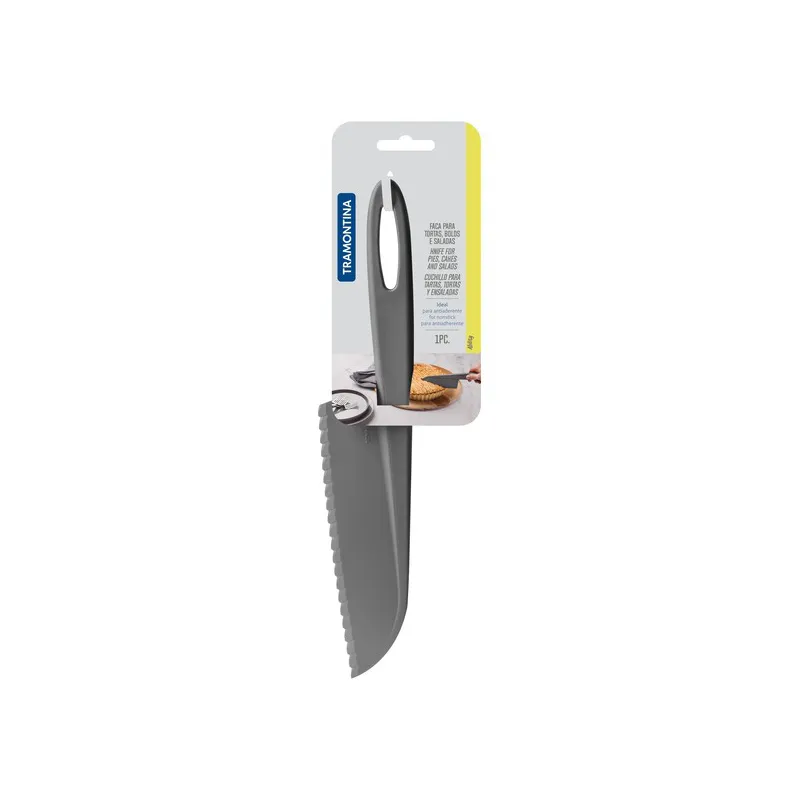 Пластиковый нож для теста Tramontina Ability из нейлона графит (25165/110)