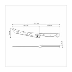 Нож для сыра Tramontina Century 152 мм (24049/106)