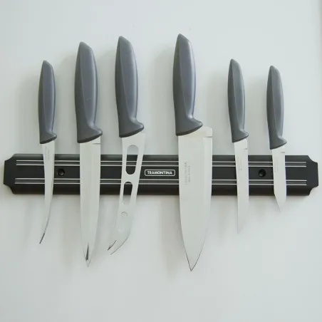 Набор из 6 ножей Tramontina Plenus с серыми ручками (23498/660)