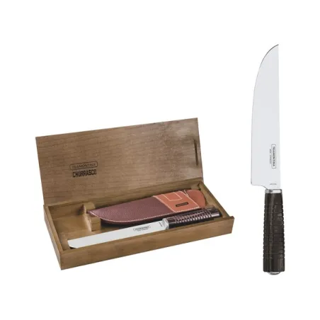 Нож для барбекю Tramontina Polywood с чехлом в подарочной коробке 203 мм (29899/565)