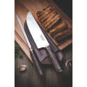 Нож для барбекю и мусат Tramontina Polywood с чехлом в подарочной коробке (29899/562)