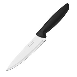 Кухарський ніж шеф Tramontina Plenus чорний 178 мм (23426/007)