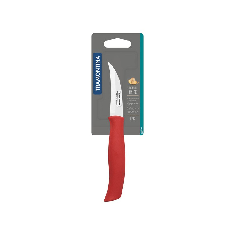 Шкуросъемный нож для овощей Tramontina Soft Plus, 76 мм (23659/173)