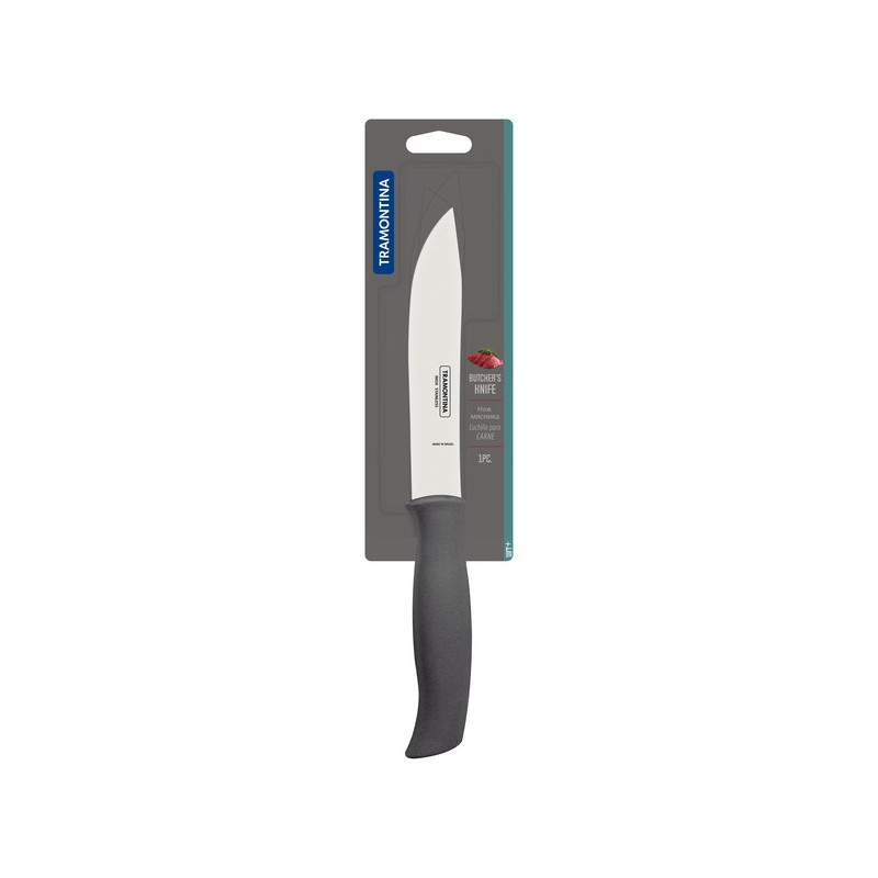Нож для мяса Tramontina Soft Plus серый 152 мм (23663/166)