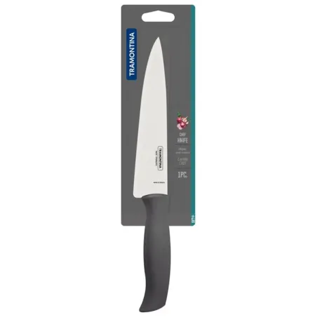 Поварской нож Tramontina Soft Plus серый 178 мм в блистере (23664/167)