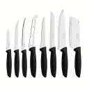 Набор ножей из 8-ми предметов Tramontina Plenus black (23498/032)