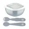 Набор детской посуды Tramontina Baby Le Petit 3шт. серый (23797/603)
