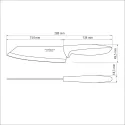 Кухарський ніж Tramontina Plenus сірий у блістері 152 мм (23443/166)