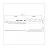 Нож поварской Tramontina Century, 178 мм (24020/007)