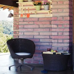 Столик - поднос с ножками Tramontina Small Tray Black 47,2x27,2x20 см складной (91390/108)