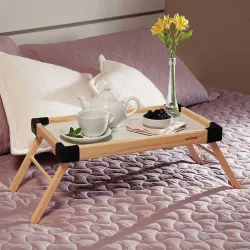 Столик - поднос с ножками Tramontina Small Tray Black 47,2x27,2x20 см складной (91390/108)