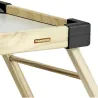 Столик - поднос с ножками Tramontina Small Tray Black 47,2x27,2x20 см складной (91390/108)