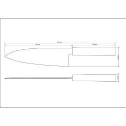 Нож деба Tramontina Sushi Silver 203 мм (24231/048)