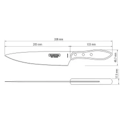 Нож для мяса Tramontina Polywood Barbecue широкий 203 мм (21189/178)