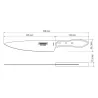 Нож для мяса Tramontina Polywood Barbecue широкий 203 мм (21189/178)