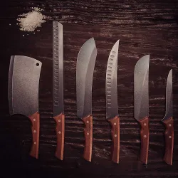 Нож для мяса Tramontina Churrasco Black для барбекю 253 мм (22844/110)