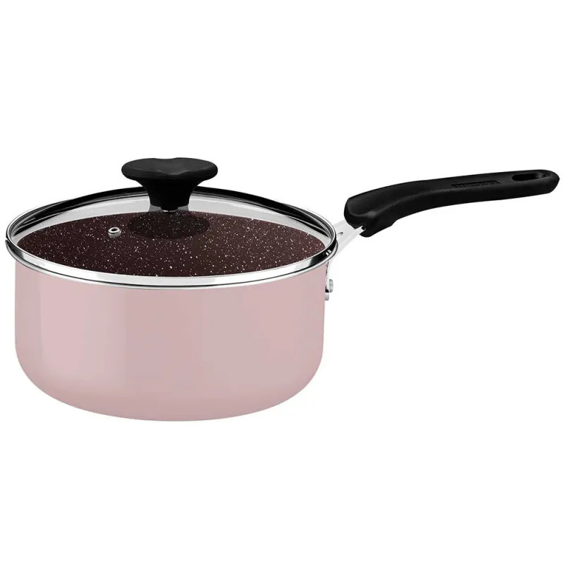 Ковш Tramontina Tunis (2 л) 18 см pink с керамическим покрытием (28723/418)