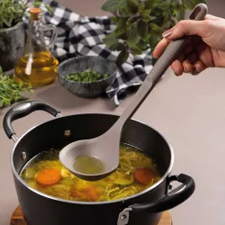 Ополоник силіконовий Tramontina Softta сірий (25854/160)