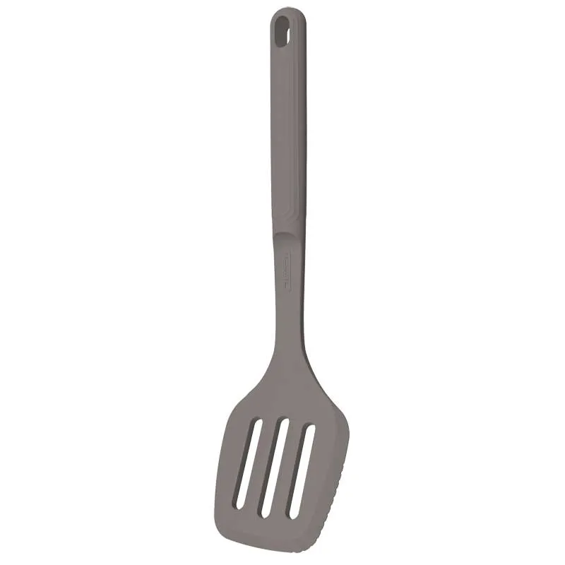 Лопатка з прорізами силіконова Tramontina Softta сіра (25850/160)