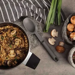 Ложка кухонная силиконовая Tramontina Softta серая (25852/160)