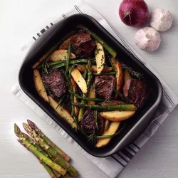 Прямоугольная форма для запекания Tramontina Brasil графит 33,3x24,1x6,1 см (20051/028)