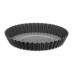 Рифленая форма для выпечки торта и киша Tramontina Brasil графит 24см графит (20056/024)