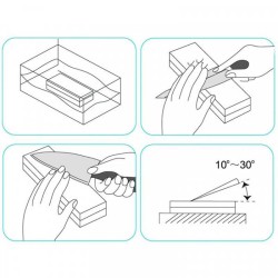 Заточний водяний камінь Risam зернистість 1000,3000 (RW231)