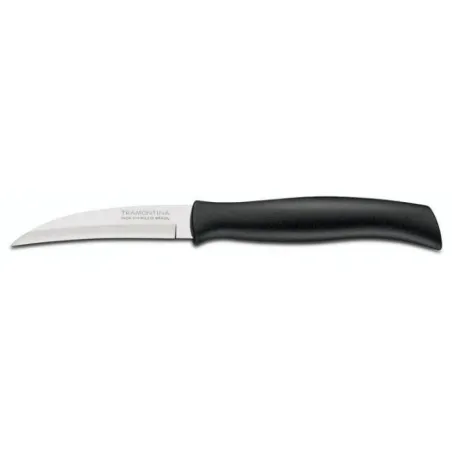Нож овощной шкуросьемный Tramontina Athus black 76мм (23079/003)