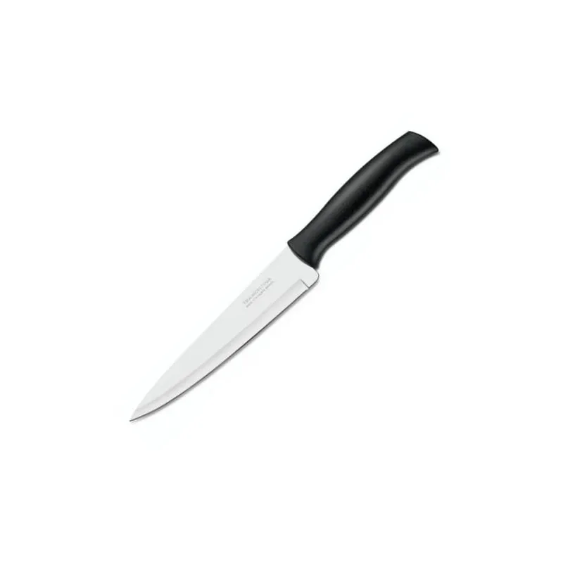 Нож кухонный Tramontina Athus black в блистере, 178 мм (23084/107)