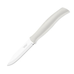 Овощной нож Tramontina Athus белый в блистере 76 мм (23080/983)