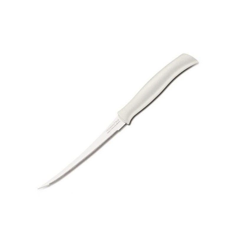 Нож для помидоров Tramontina Athus белый в блистере, 127 мм (23088/985)