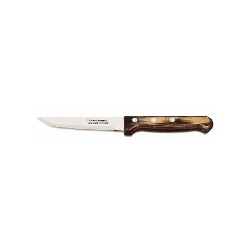 Нож для стейка Tramontina Polywood Jumbo орех, 127 мм (21413/095)