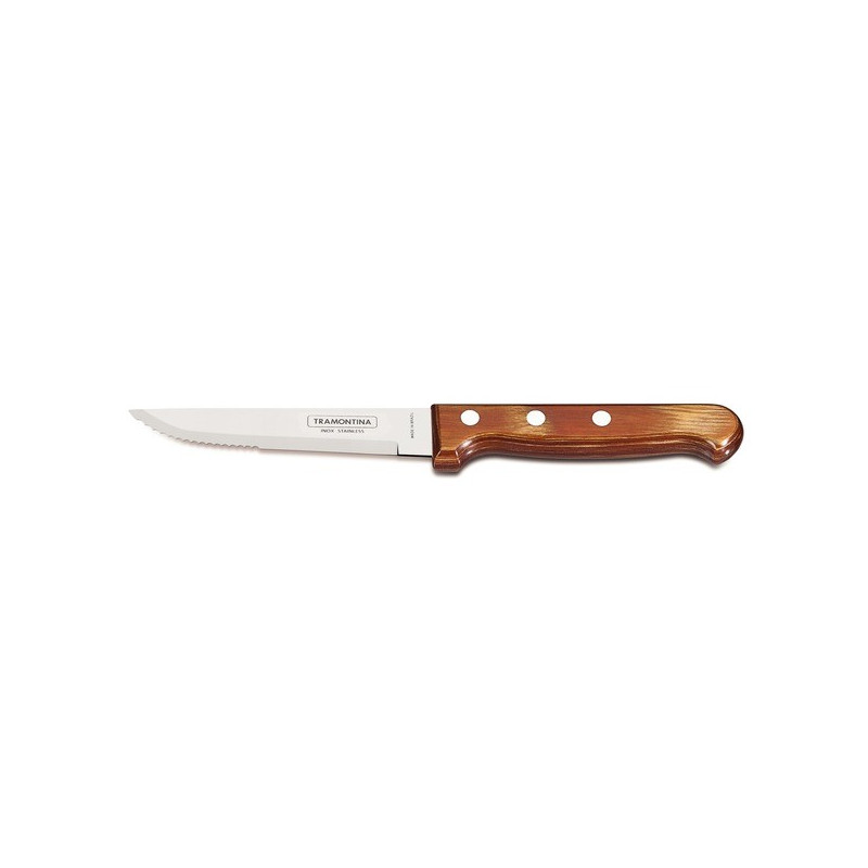 Нож для стейка Tramontina Polywood Jumbo дуб, 127 мм (21413/045)
