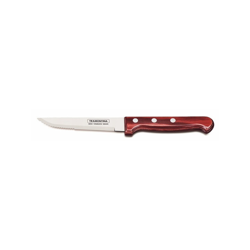 Нож для стейка Tramontina Polywood Jumbo красное дерево, 127 мм (21413/075)