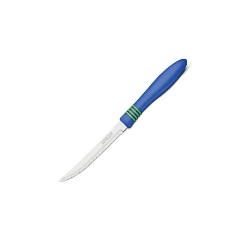 Набор из 2-х ножей для стейка COR&COR Tramontina 127 мм синяя ручка (23450/215)